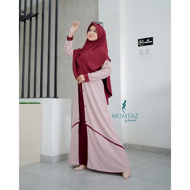 GAMIS SET HIJAB MURAH FASHION MUSLIM KEKINIAN ORIGINAL MUMTAZ BY FAIRINDA