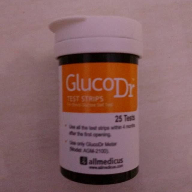 Strip gluco dr  25s ED 2023-12