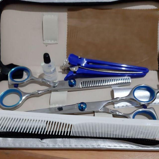 Peralatan Set Gunting Rambut Salon Profesional BHT002