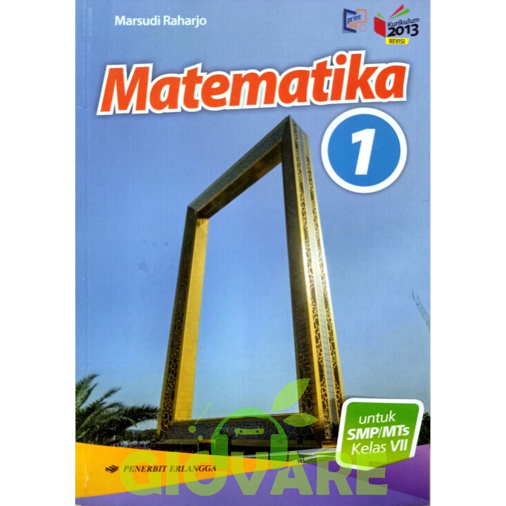 BUKU MATEMATIKA KELAS 7 ERLANGGA KURIKULUM 2013 | MTK SMP KELAS 7 MARSUDI RAHARJO