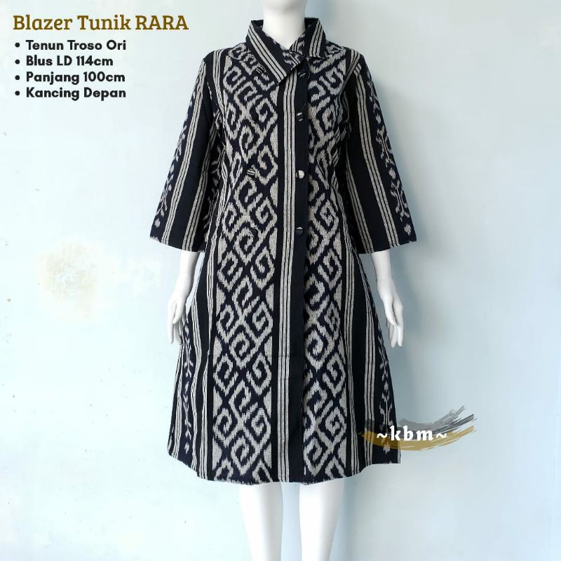 Tunik Blazer Tenun Rara