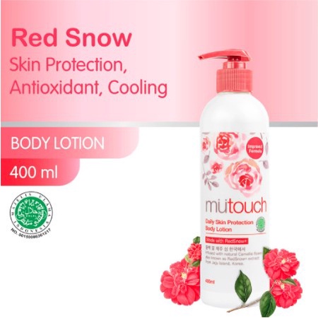 ★ BB ★ MuTouch Body Lotion Red Snow – Skin Protection 400ml - Mu Touch