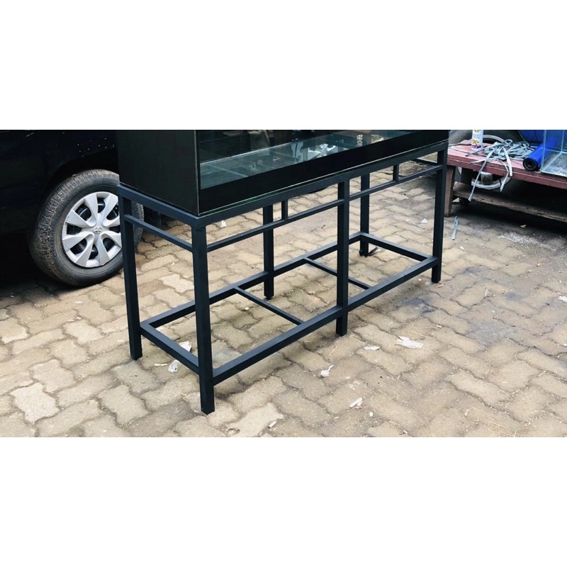 RAK AQUARIUM BESI HOLO 4x4 UKURAN 150x50x TINGGI 70cm