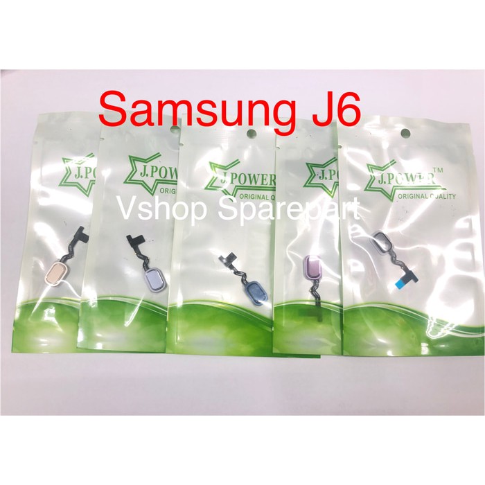 Flexi Flexibel Flexible Home Samsung J6 2018 J600 A6 2018 A600 Finger Print