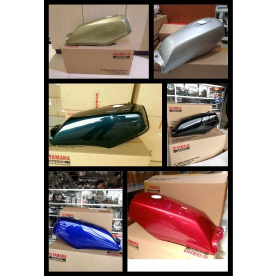 TANGKI BENSIN RXKING RX KING BIRU MERAH HJAU SILVER GOLD HITAM TANGKI RX KING ORI ORIGINAL YAMAHA