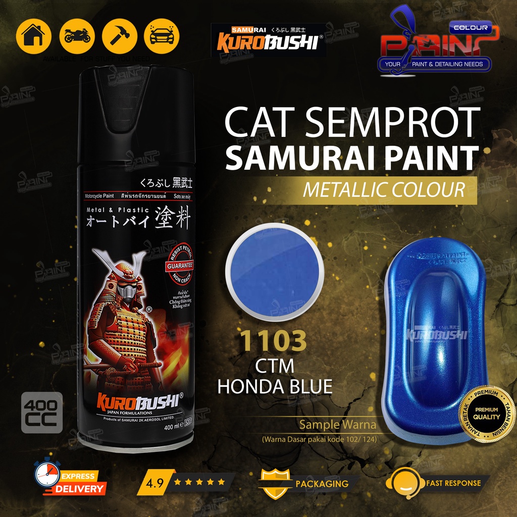 Samurai Paint 1103 CTM Honda Blue Cat Semprot