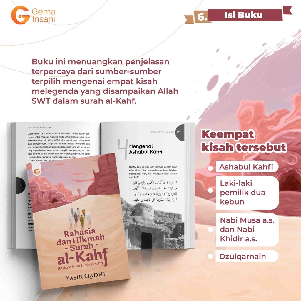 Buku Rahasia dan Hikmah Surah Al-Kahf - Gema Insani 100% Original
