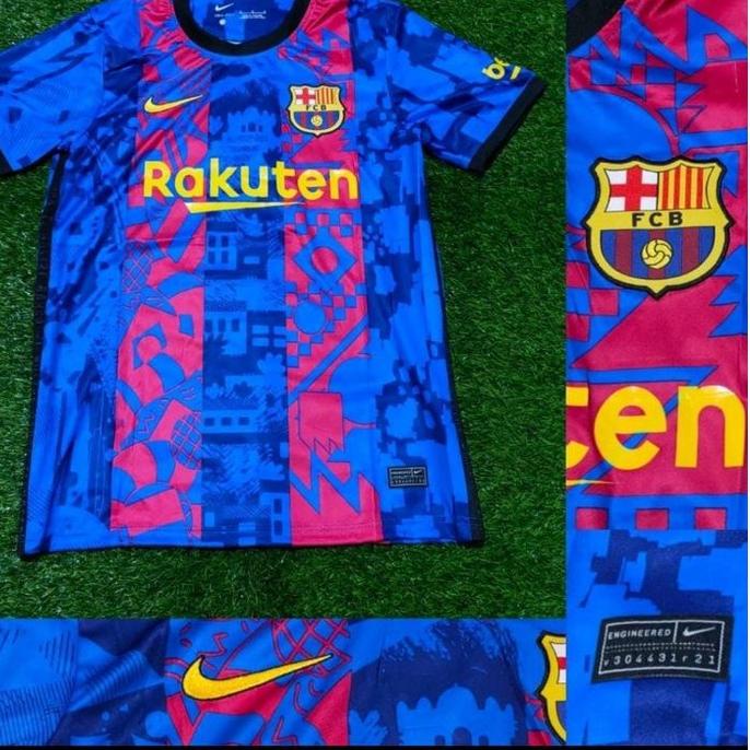 ✸ SETELAN JERSEY BARCA UCL 2022 GRADE ORI THAILAND JERSEY IMPORT PREMIUM BARCELONA UCL BAJU DAN CELA