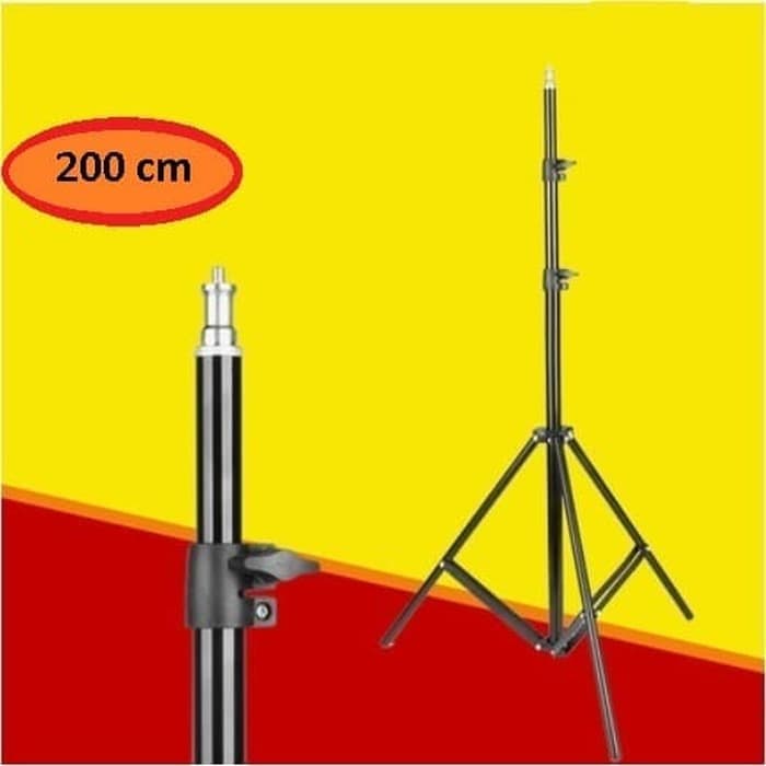 Tripod 2m for Studio Lightning Portable stand lampu