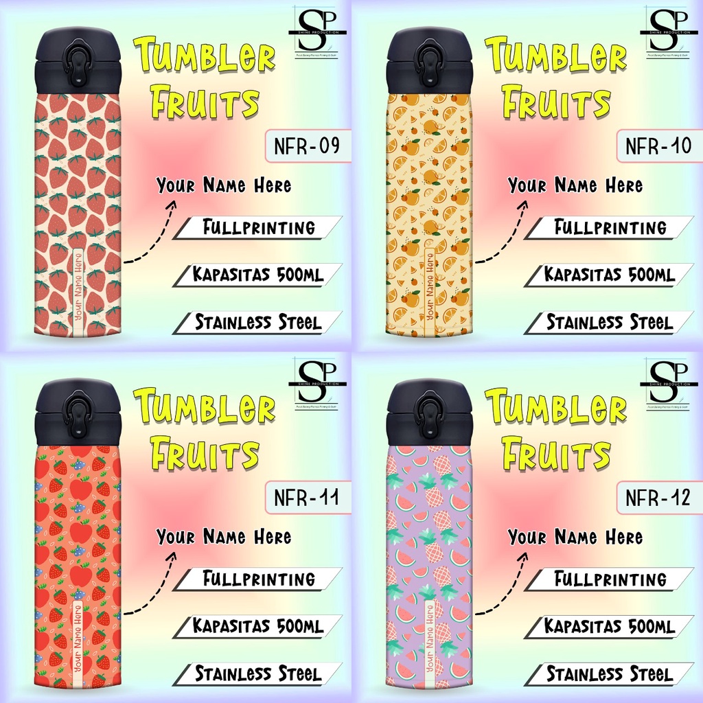 Botol Minum Custom Nama 500 Ml