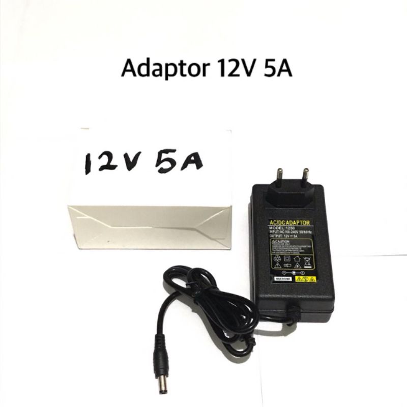 Adaptor 12 volt / 5 ampere
