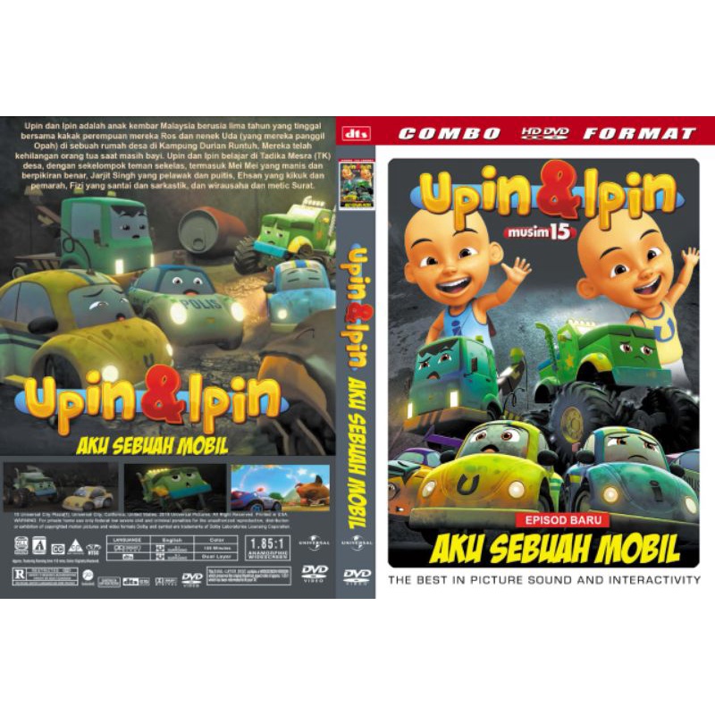 Kaset Film Kartun UPIN DAN IPIN AKU SEBUAH MOBIL