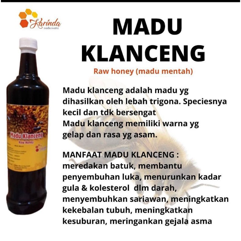 

Madu Klanceng