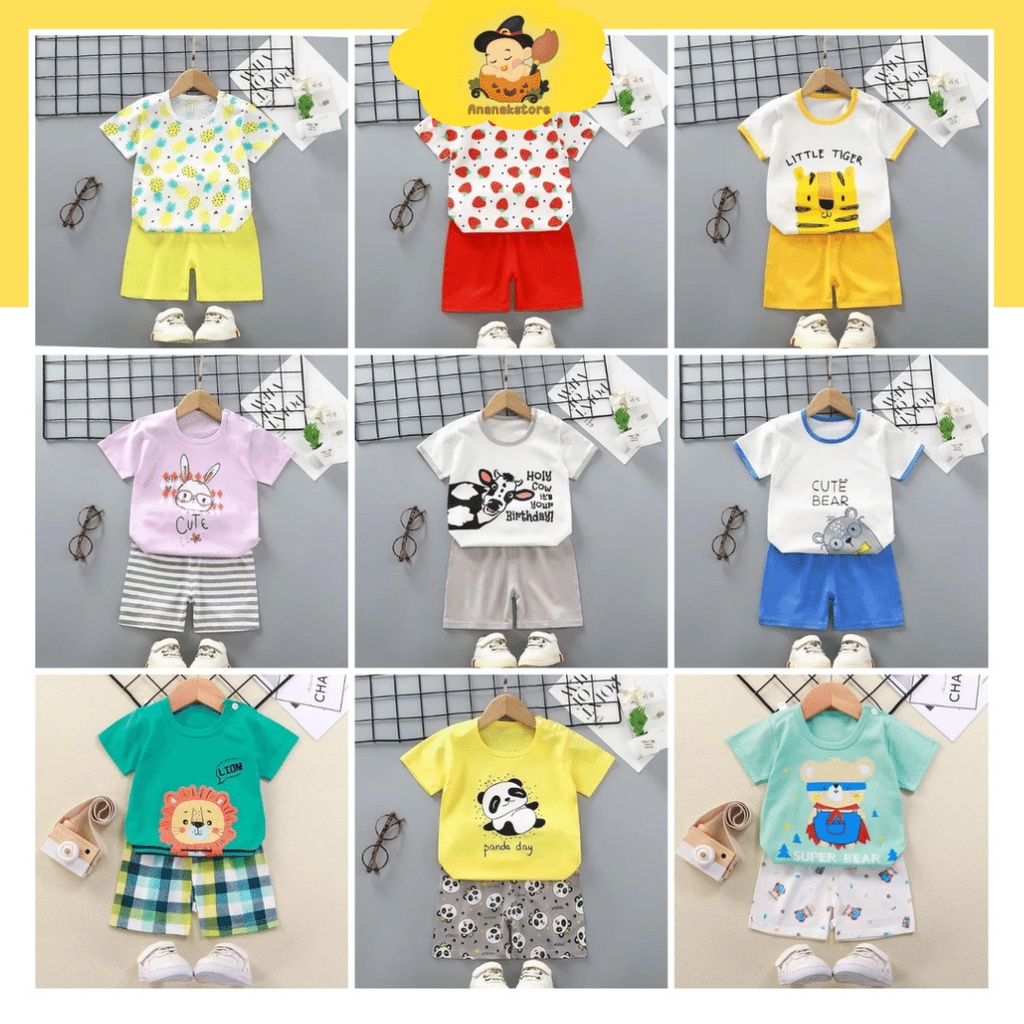 10.10 Setelan bayi / pakaian anak setelan lucu setelan anak baju bayi lucu baju bayi import BA-2161