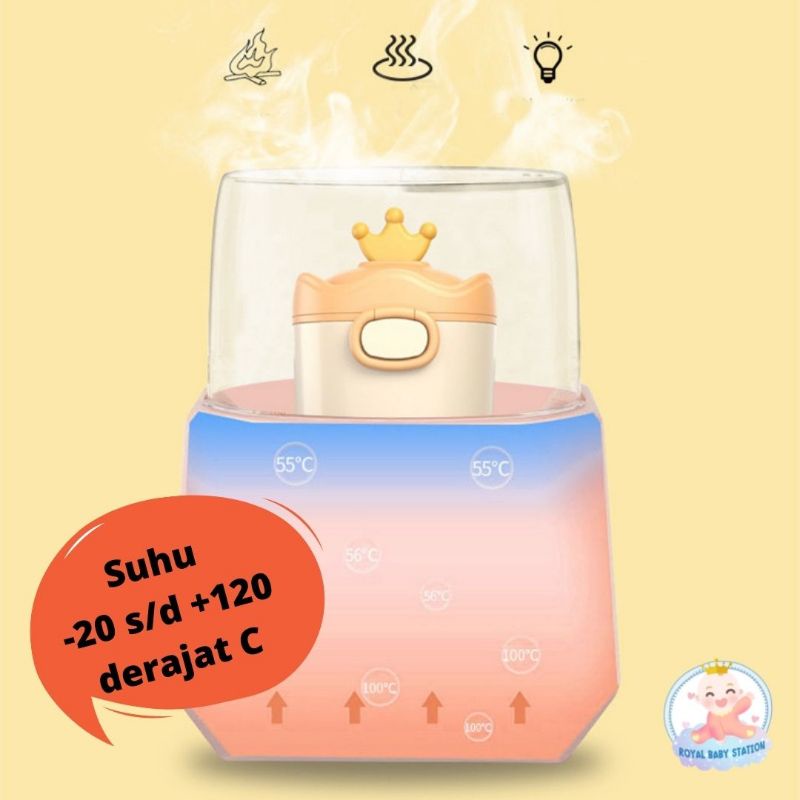 BIG SIZE 800ML Kotak Tempat Penyimpanan Box Susu Bayi Camilan Kedap Model Terbaru Crown Mahkota