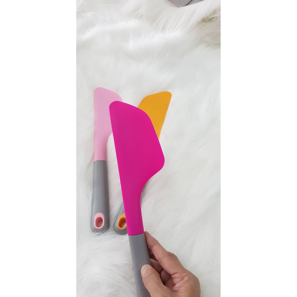 spatula baking lebar 7 cm super besar pengaduk adonan aduk balik spatula jumbo lebar solet soled