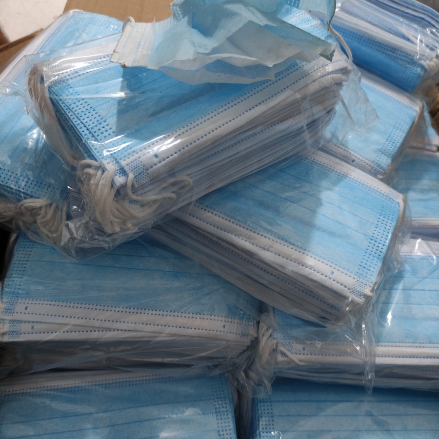 Masker Non Medis 3 Ply Earloop Tanpa Box Isi 50 Pcs Murah