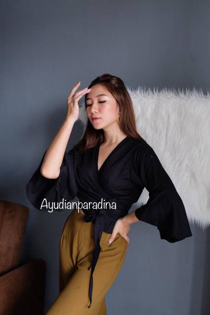 TOP STELLA ATASAN IKAT SABRINA