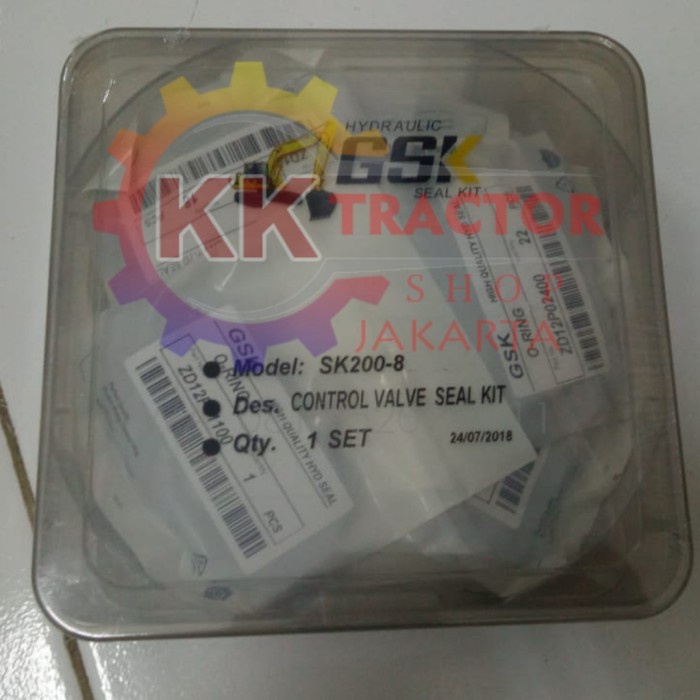 seal kit control valve sk200-8 nok kobelco
