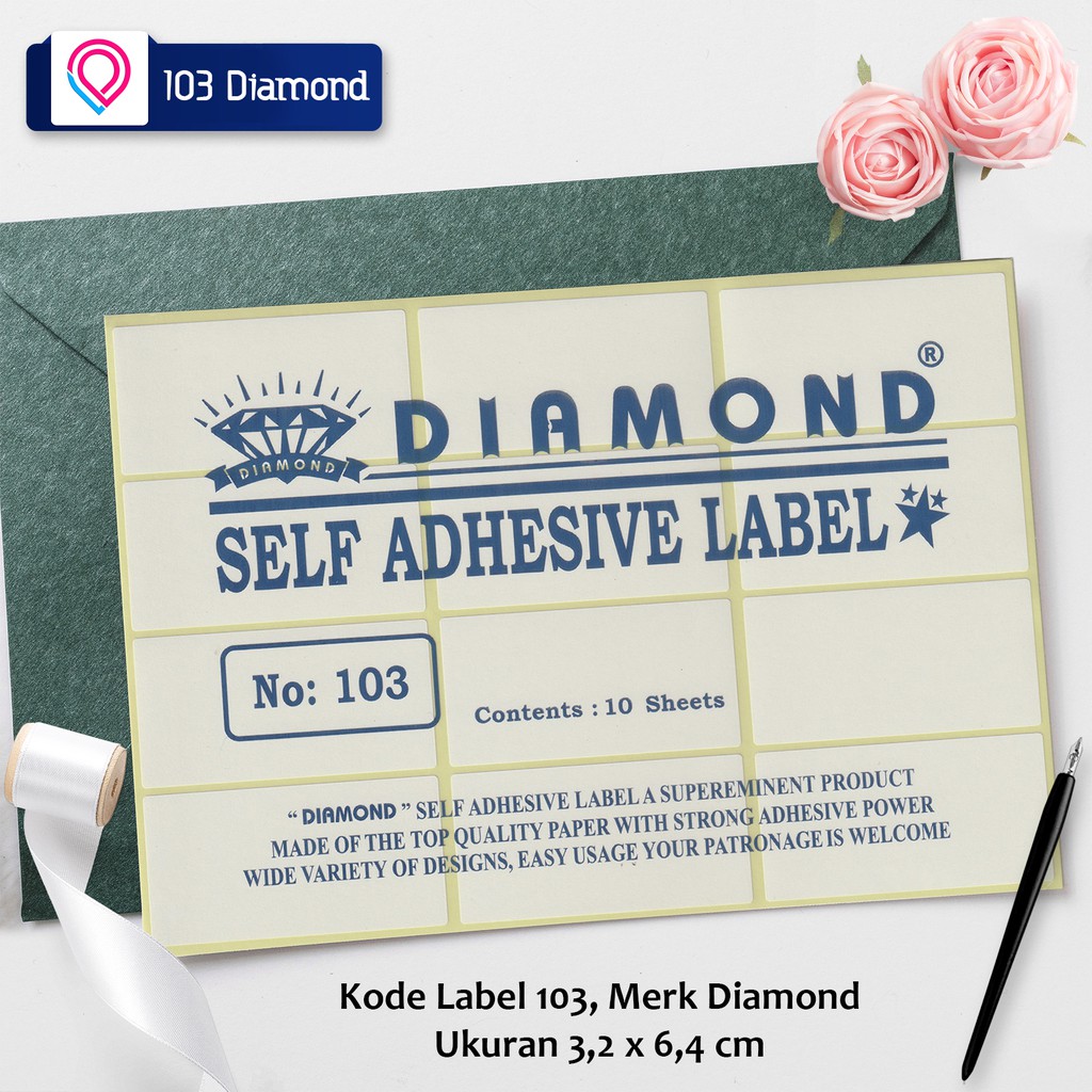 

Label 103 Label Nama Undangan / Buku Pelajaran