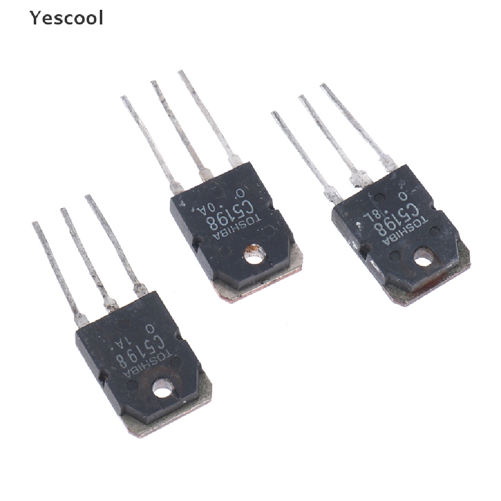 Yescool 10PCS 5 Pasang Transistor 2SC5198 2SA1941 TO3P TO-3P