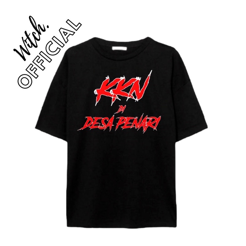 KAOS BAJU KKN DI DESA PENARI - Tshirt Vintage Horror Kkn Desa Penari Bootleg - Tshirt Oversize Hitam