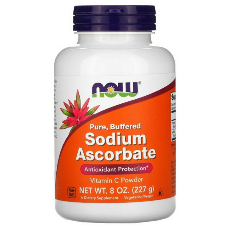 Now Foods Vit C serbuk Sodium Ascorbate Non Acidic 227g USA