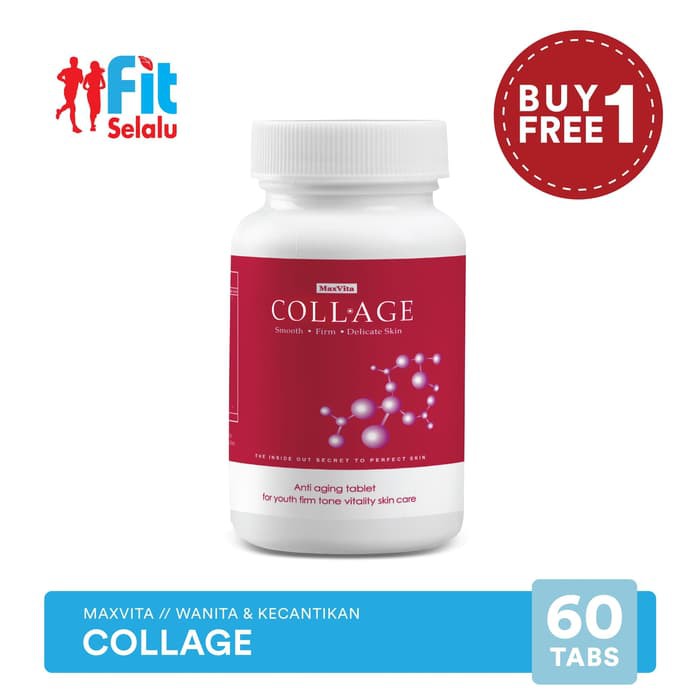 Maxvita Collage kecantikan kulit kolagen 60 Tablet