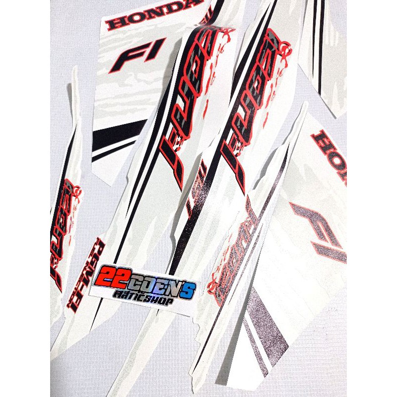 Striping icon Sport transparan Beat fi merah