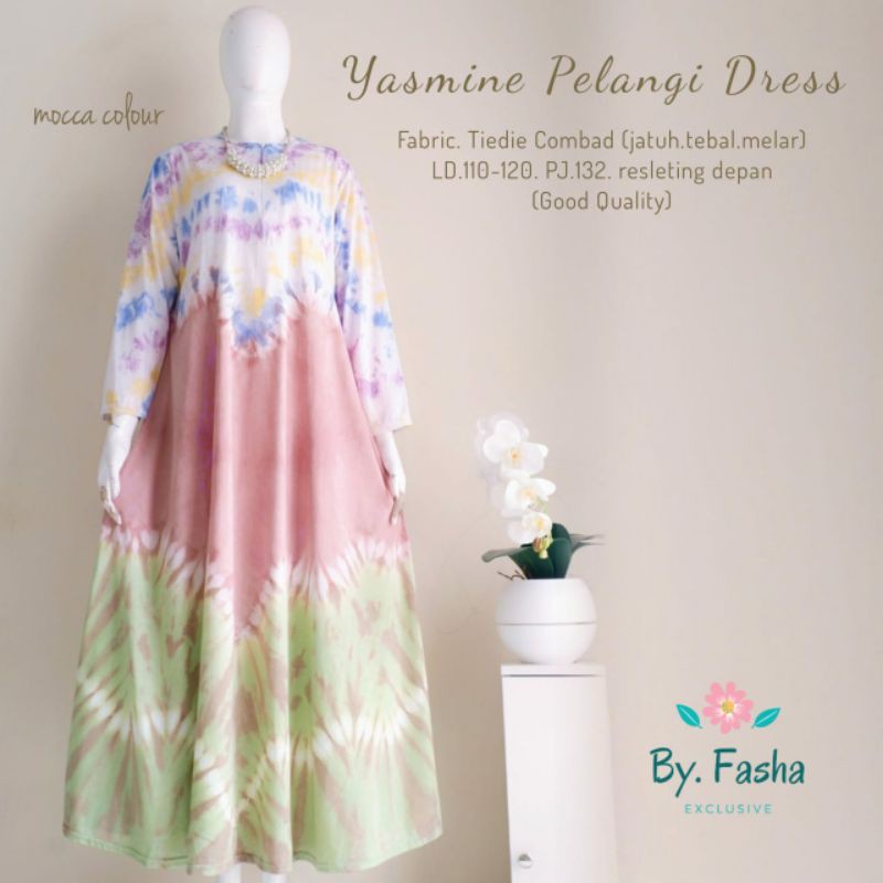 YASMINE PELANGI DRESS BY FASHA