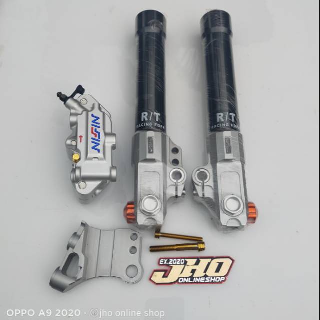 PAKERAN SHOCK RT STAGE COPY ORI DAN KALIPER MONOBLOK NISSIN  BEAT VARIO SCOOPY MIO JUPITER REVO