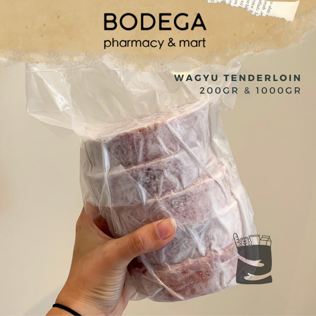 

TENDERLOIN WAGYU Beef Meltique Steak - Daging Wagyu Mentah Frozen | 200g & 1000gr (BODEGA MART)