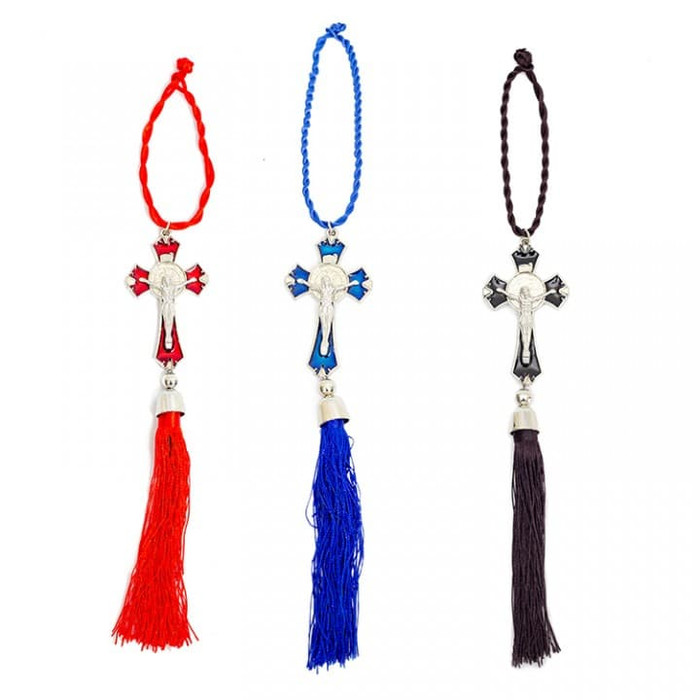 Gantungan Mobil Salib Benediktus Quality - Gantungan Mobil - Hiasan