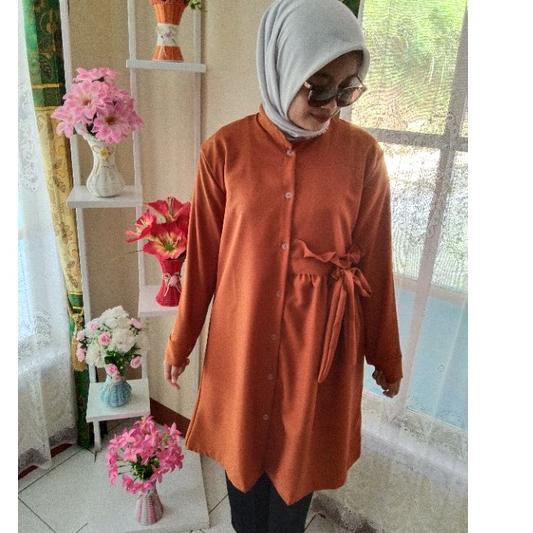 Penjualan Terbanyak.. BAJU TUNIK DEMORE KEKINIAN/ TUNIK BUSUI/BAYLE DAYLE KERUT /JUMBO SIZE