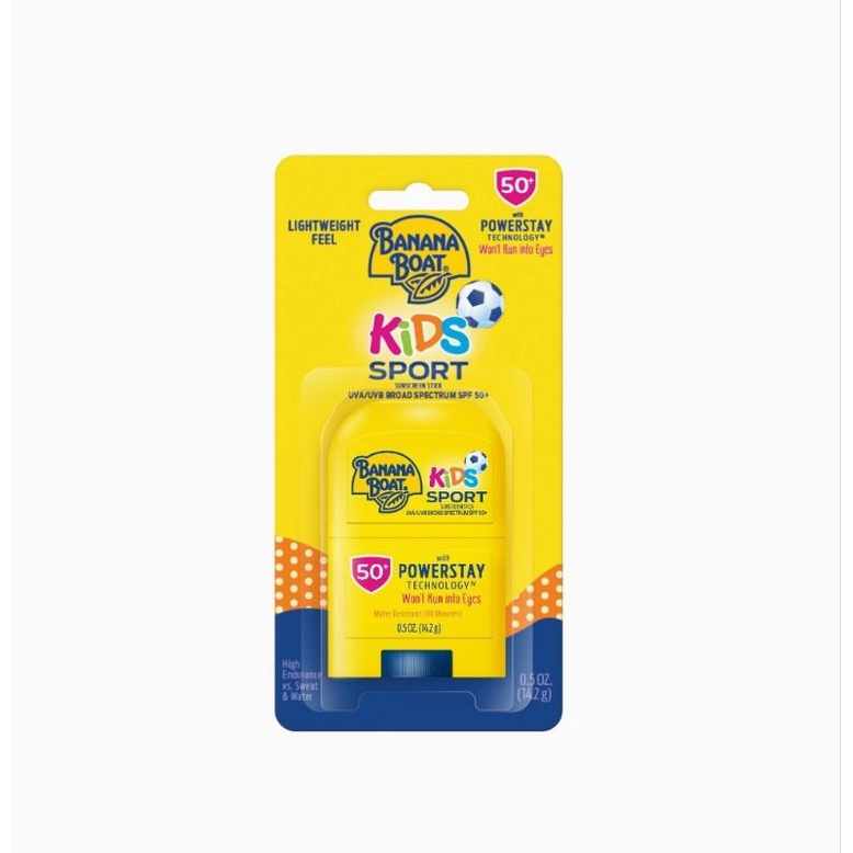 Banana Boat Kids Sport Sunscreen Stick with SPF 50, 14,2 Gr