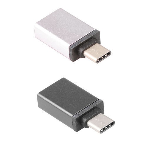 Adapter  OTG Type C atau Type Micro USB to USB PORT 3.0 SILVER