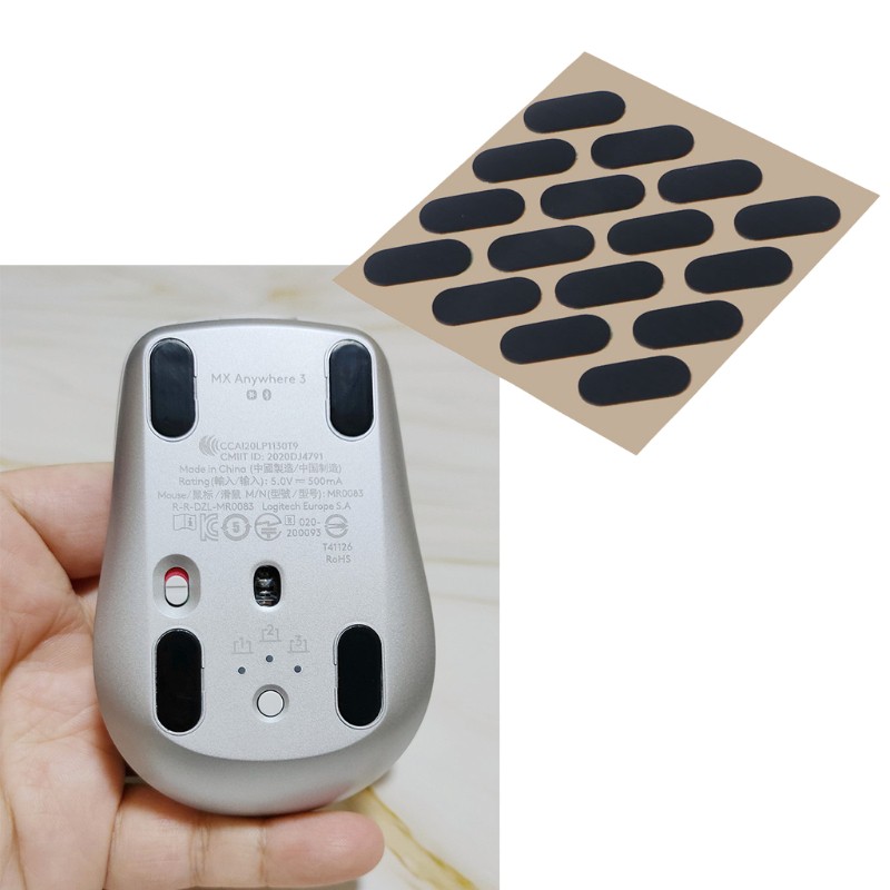 Zzz 4 Set / Pak Stiker Pedal Kaki Mouse Pengganti Untuk Logitech Mx Anywhere 3