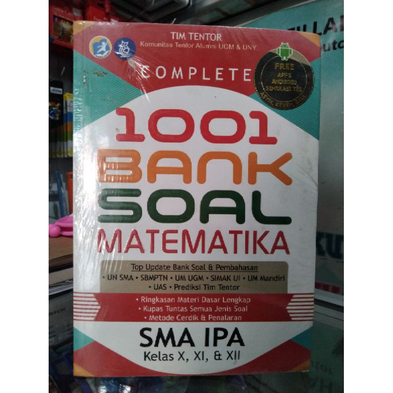 Complete 1001 Bank Soal Matematika Sma Ipa Kelas X Xi Xii Shopee Indonesia