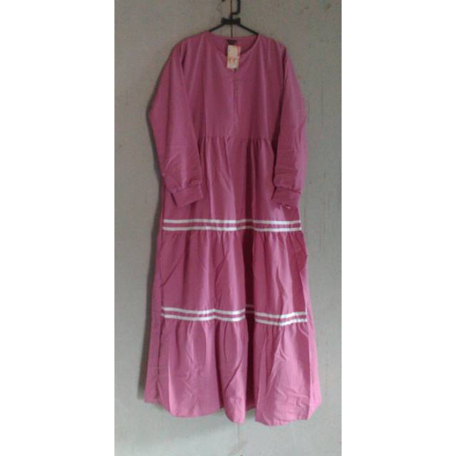 Gamis renda pita murah