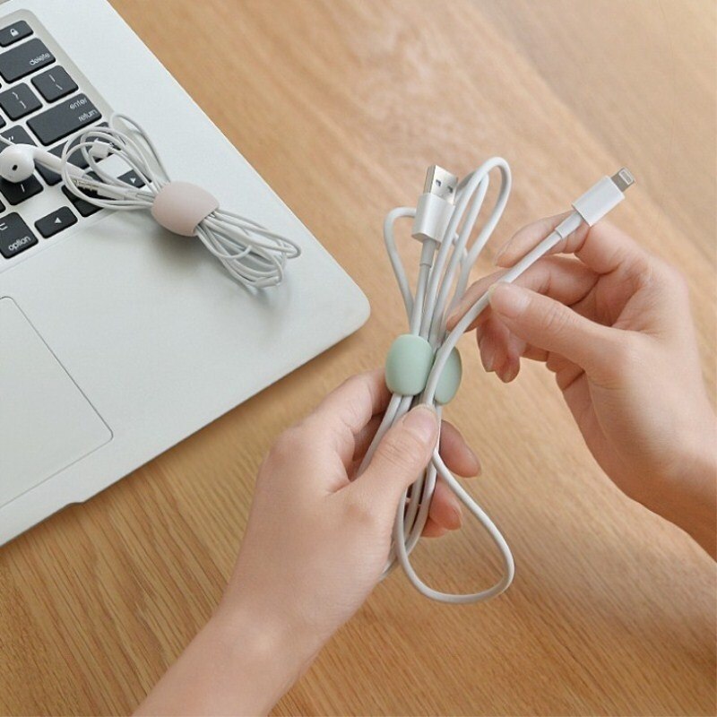 Klip Organizer Holder Kabel Earphone / Charger Portable Reusable