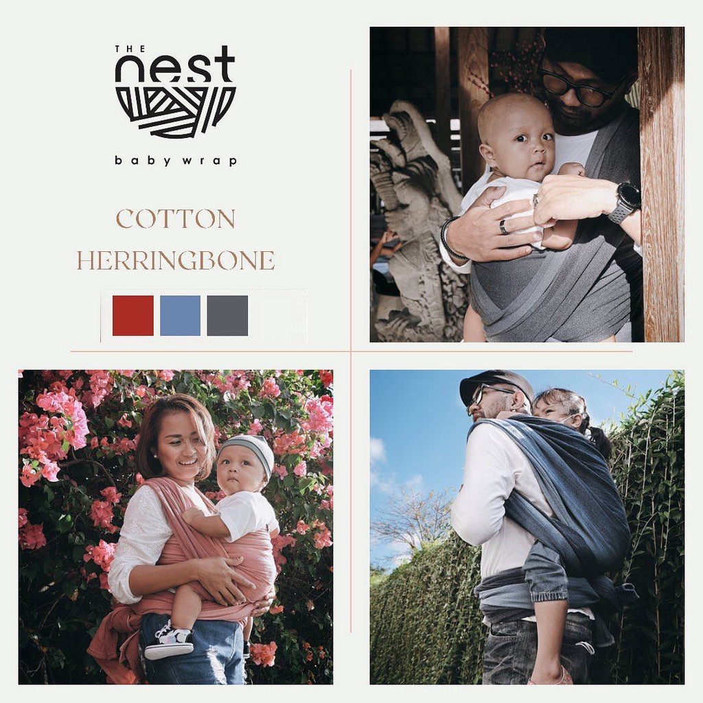 Woven Wrap The Nest Herringbone