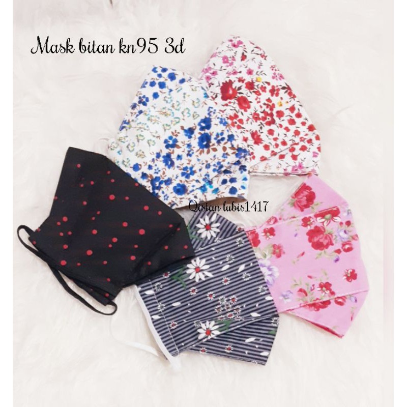 Masker 3d katun twill tokai beli 10 free 2