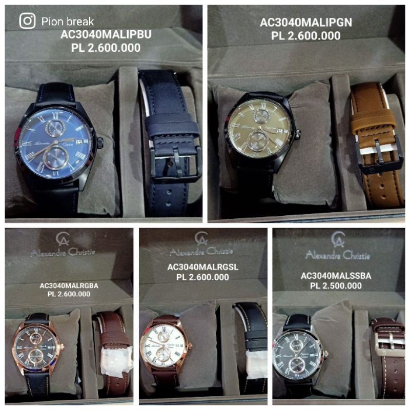 JAM TANGAN COWOK ALEXANDRE CHRISTIE AC 3040 | AC3040 AUTOMATIC