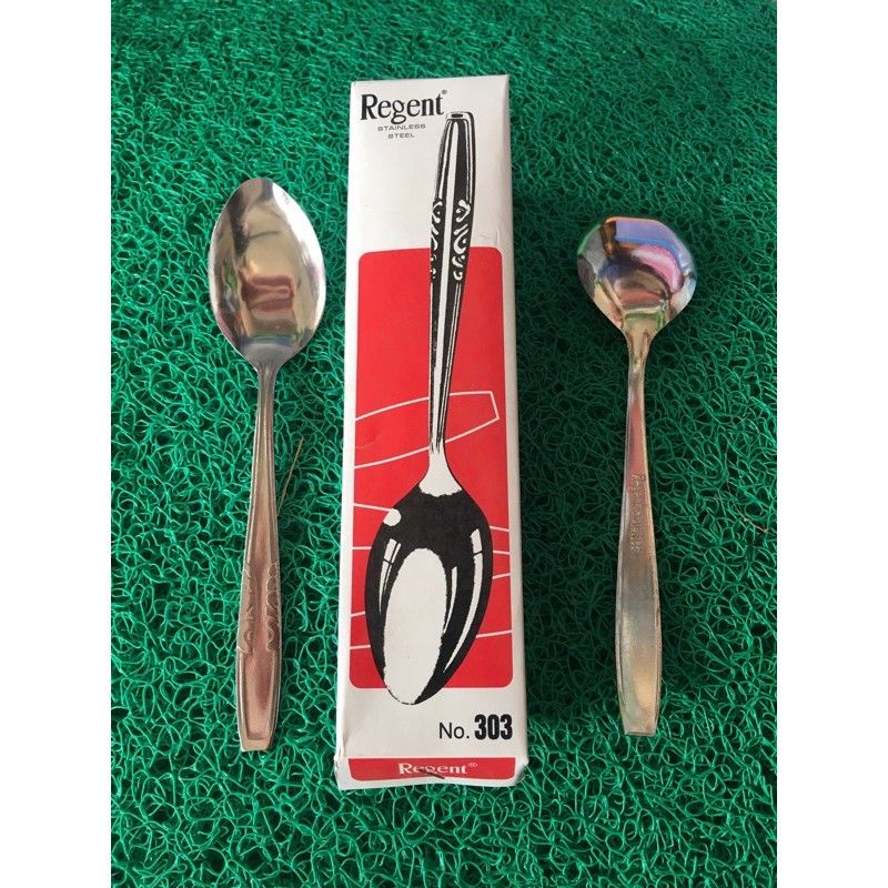SENDOK MAKAN TEBAL MURAH STAINLIS MERK REGENT/1 KOTAK/1 LUSIN(12PC)