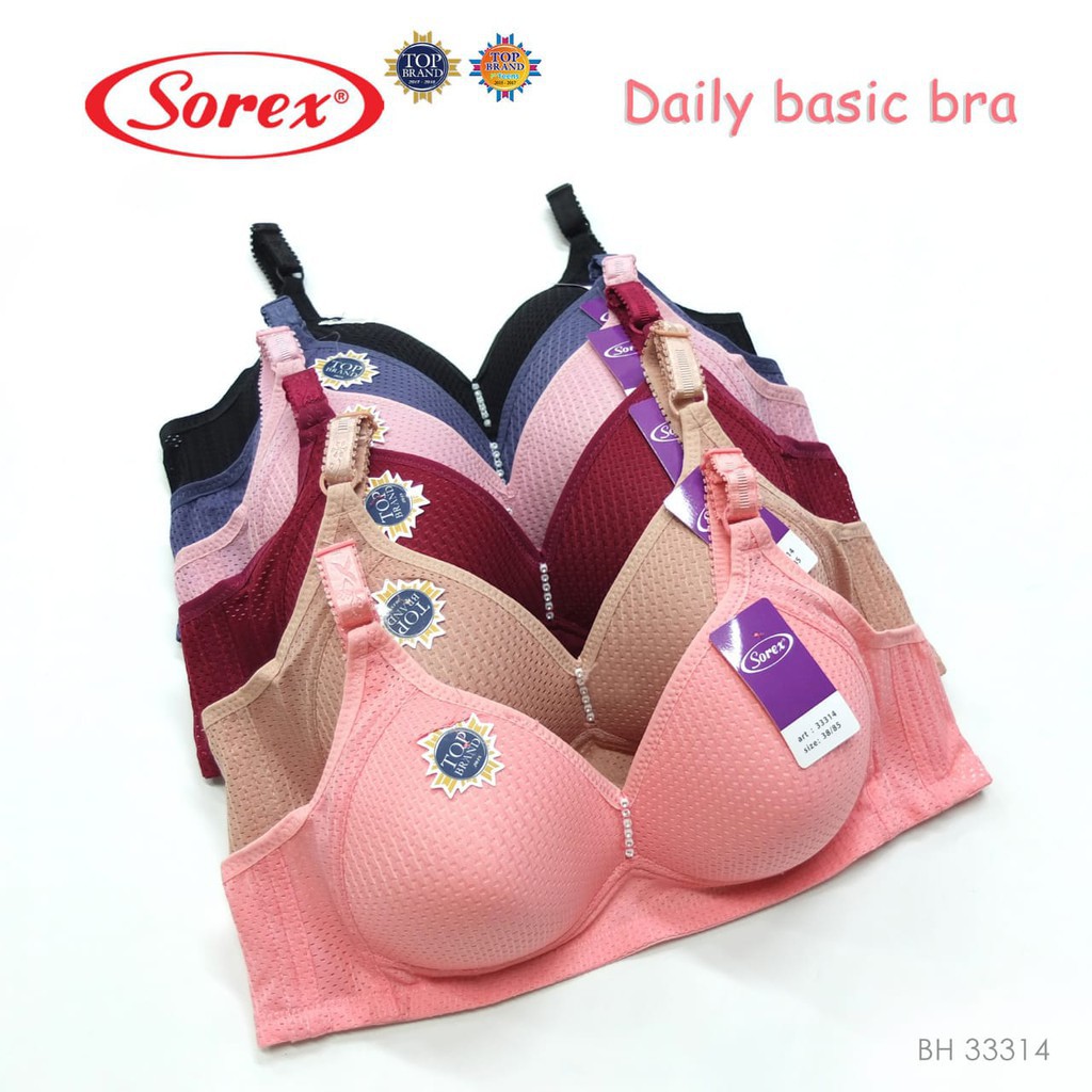 Grosir BH BRA Pori Tanpa Kawat Size Besar 38-44 Sorex 33314 Limited