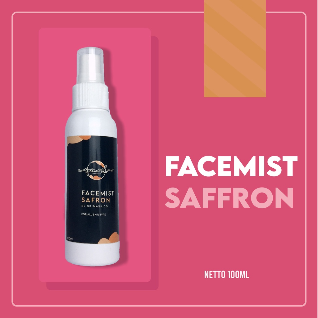 BEAUTY SPRAY FACEMIST SAFFRON PENYEGAR WAJAH CAMPURAN MASKER SPRAY WAJAH BERJERAWAT SPRAY WAJAH KULI