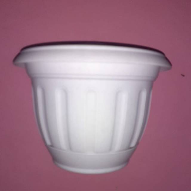 Pot tempel dinding lion star lotus No. 6 putih