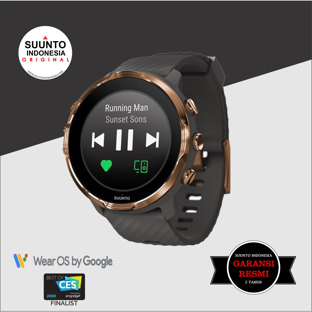 SUUNTO 7 GRAPHITE COPPER ORIGINAL GARANSI RESMI ( SMART WATCH)