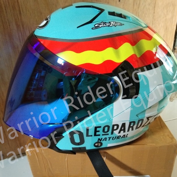 Original KYT NFJ Visor Lens Iridium Visor Lens Revo Kaca NF-J Kaca Dengan LOGO KYT Dan Kemasan KYT