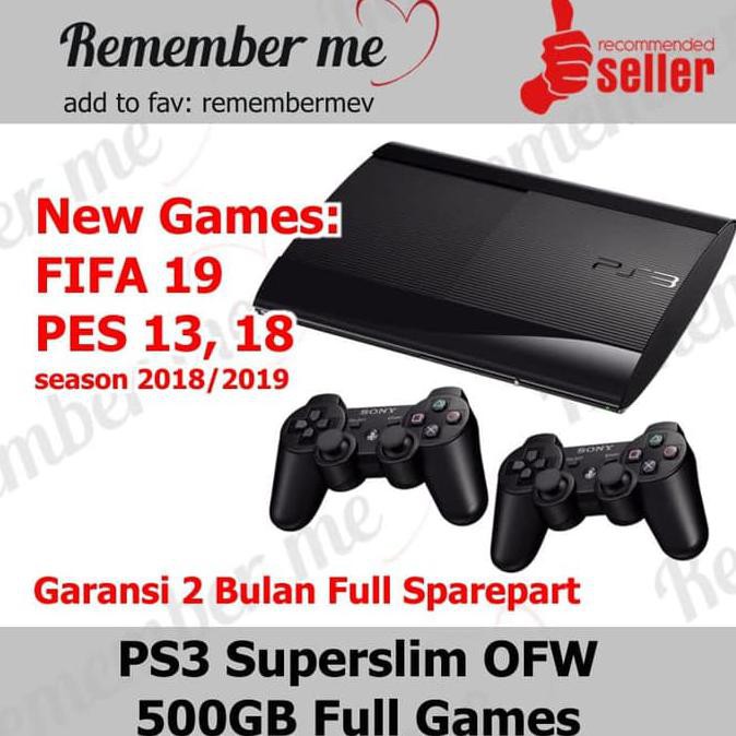 PS3 Super Slim OFW 500GB Sony Playstation 3 Superslim